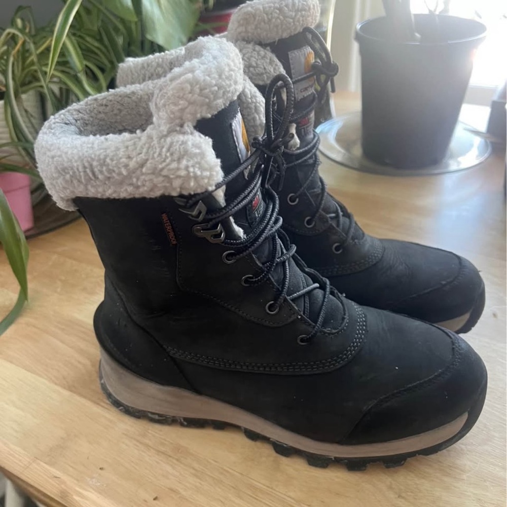 Carhartt Women's Pellston Waterproof Insulated 8" Winter Boot,
Dark Grey